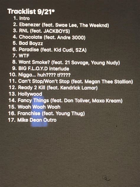 Travis scott setlist utopia - Get the Travis Scott Setlist of the concert at CFG Bank Arena, Baltimore, MD, USA on December 6, 2023 from the Utopia Tour Presents Circus Maximus Tour and other Travis Scott Setlists for free on setlist.fm!